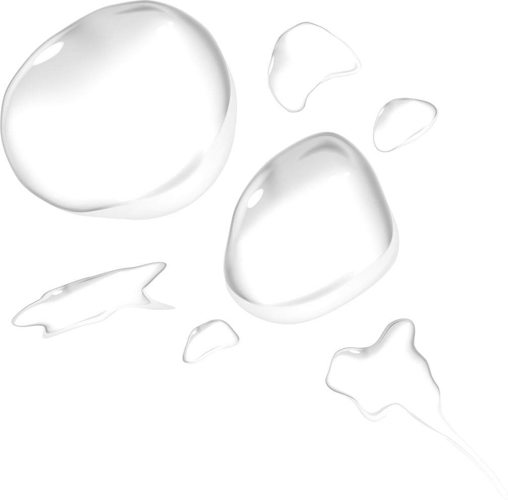 Water drops in PNG.